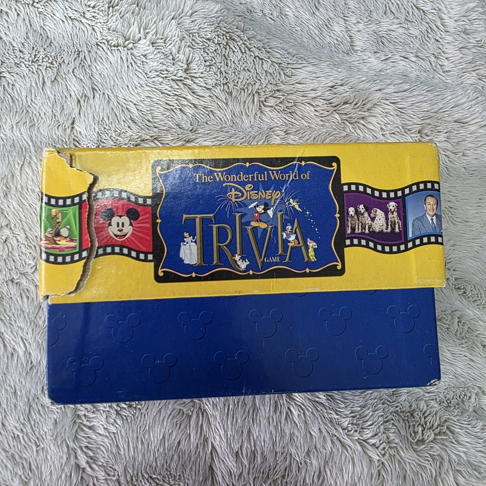 The Wonderful World of Disney Trivia Game 1997 Replacement Cards Mickey‎ H1